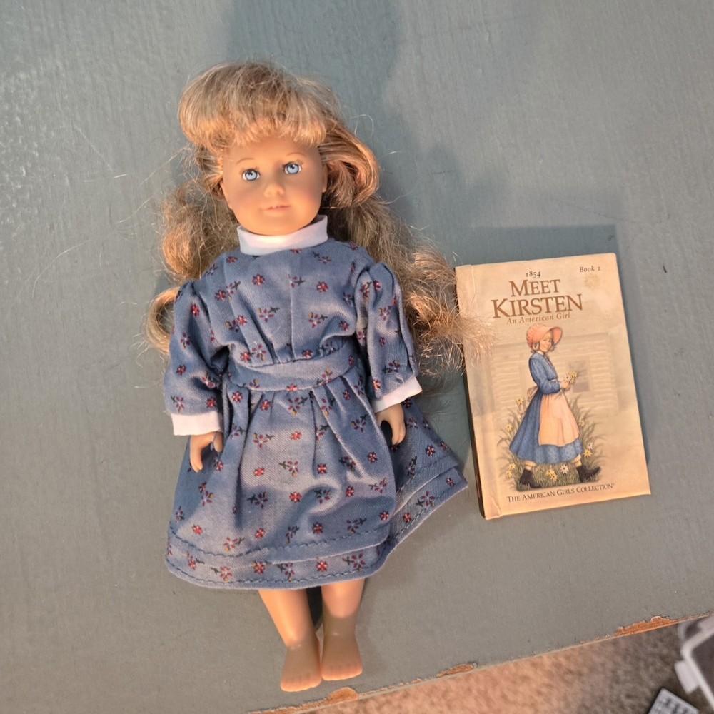 American Girl Doll Mini with Book